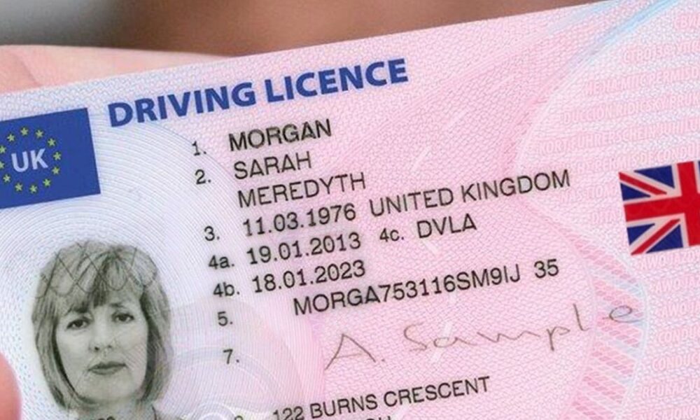 Genuine UK driving licence