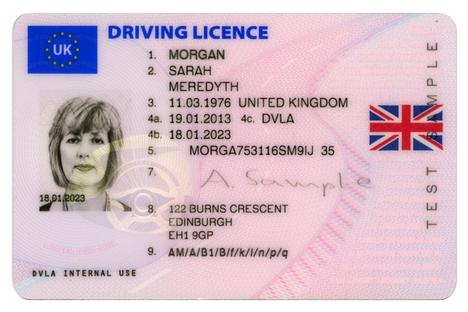 UK DRIVING LICENCE